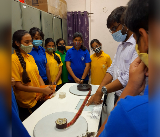 Glimpses from City International School Kothrud Pune educational visit to NFAI