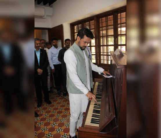Highlights from visit of Shri Anurag Thakur Union Cabinet Minister for I&B to NFAI